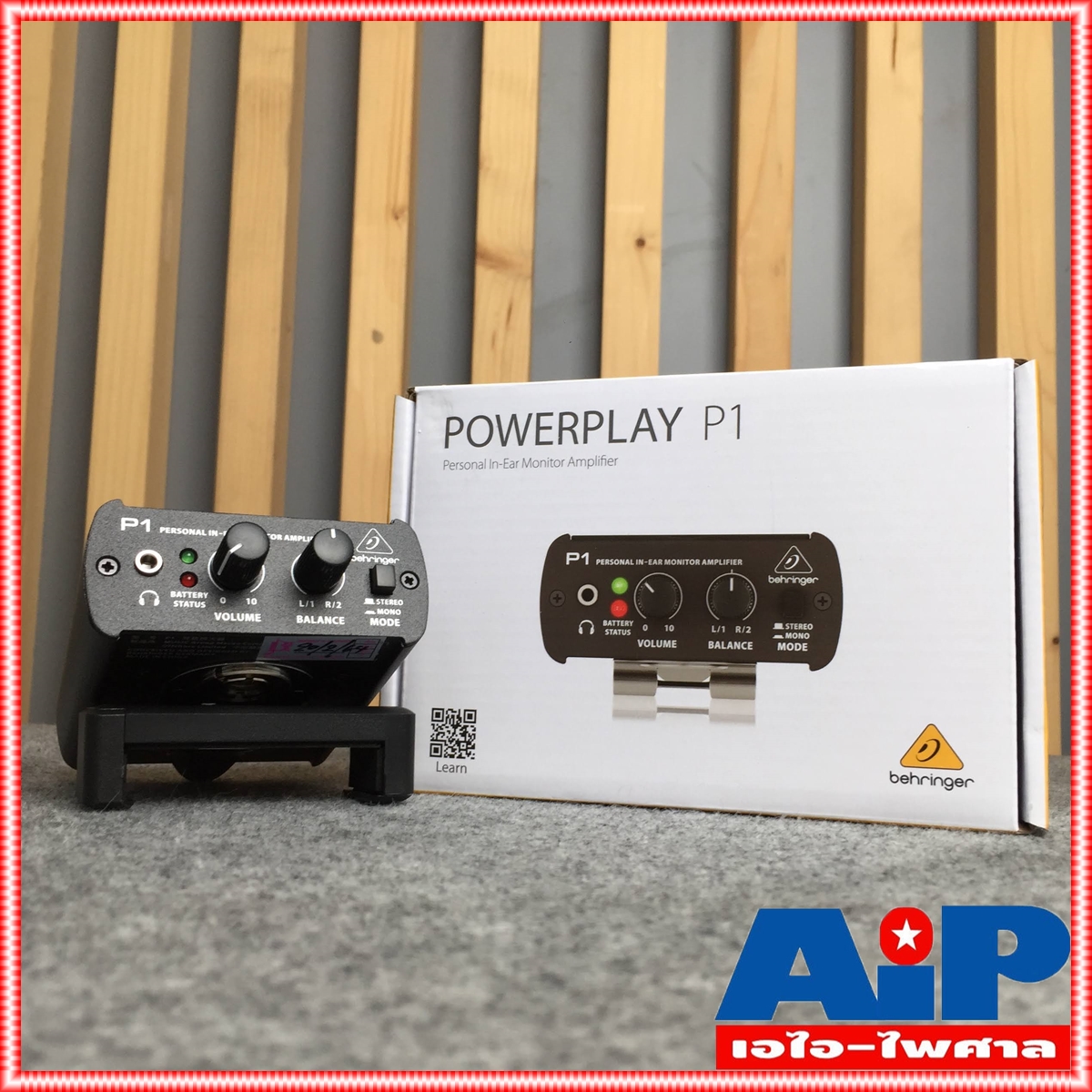 BEHRINGER P-1 in-ear monitor amplifier EarMonitor เครื่องช่วยฟัง หูฟังMonitor เครื่องเสียบหูฟัง เอไอ-ไพศาล +++
