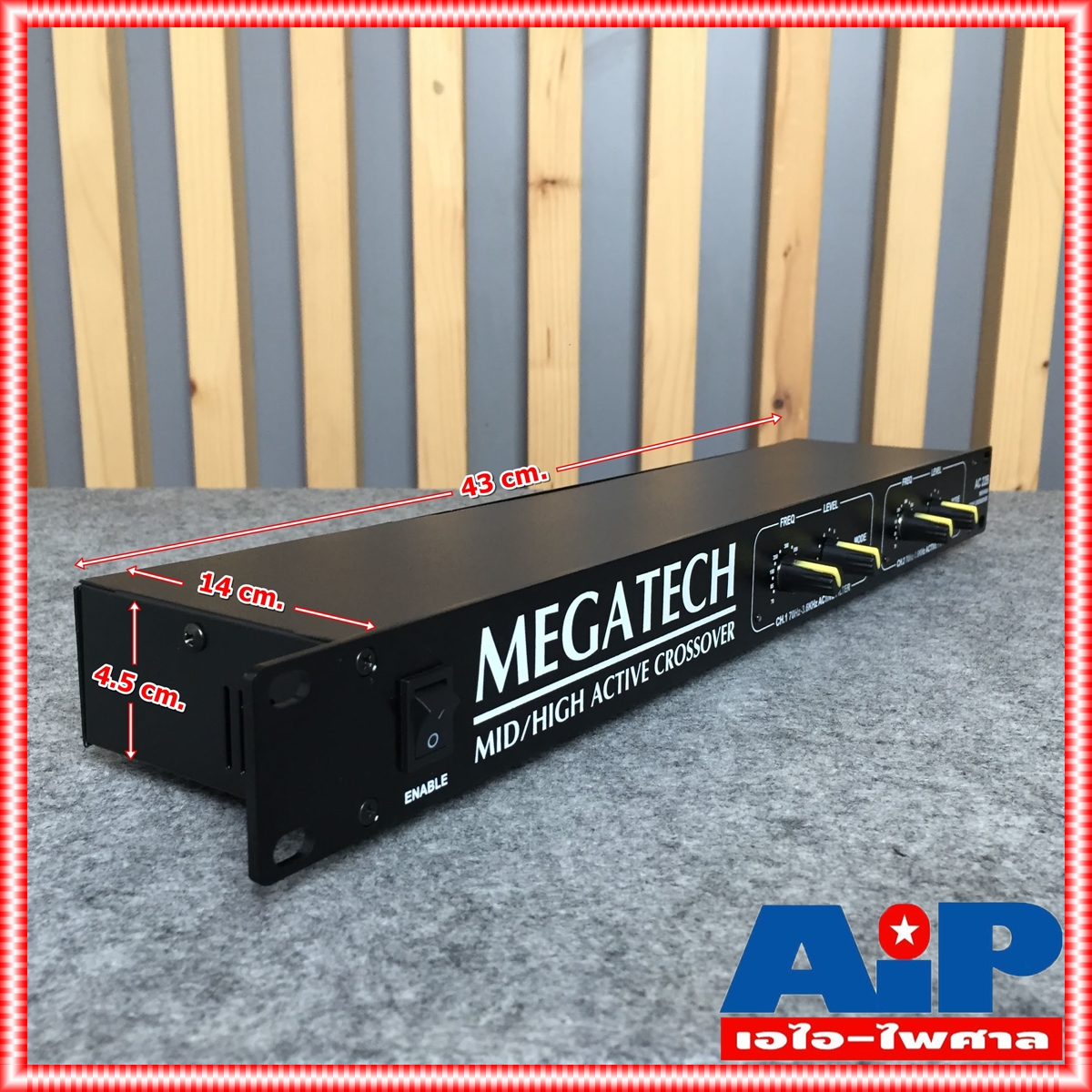 ของแท้ ผลิตในไทย MEGATECH AC 22B Mid / Hi Active CROSSOVER MEGA TECH AC 22B AC-22 B AC 22 B เมก้าเทค ครอส กลาง แหลม