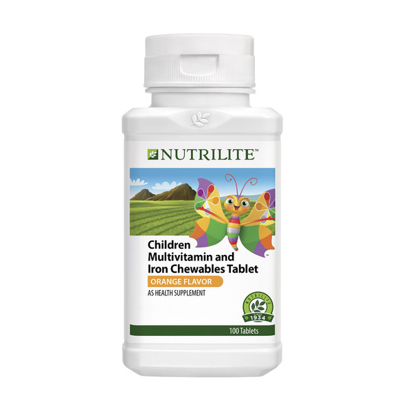 ( Childrens Health) Chewables Multivitamin and Iron Supplementชูเอเบิ้ล มัลติ วิตามินและเกลือแร่รวม
