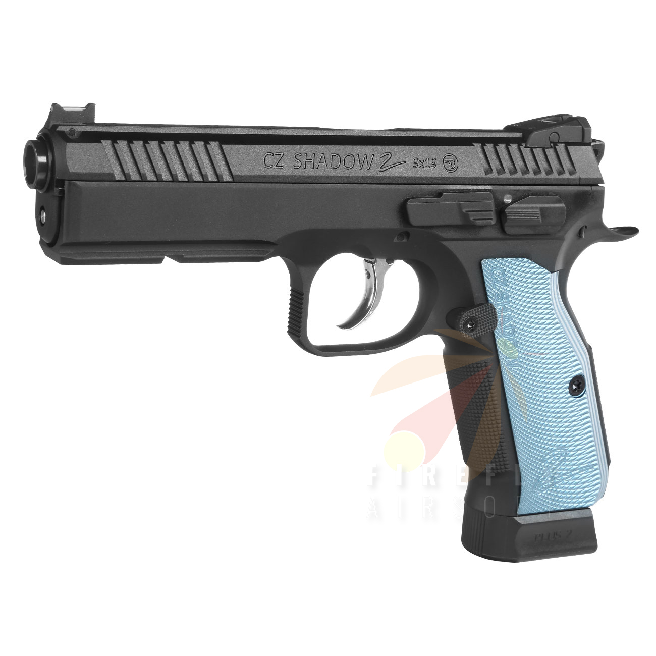 KJ WORKS CZ-75 SHADOW 2 GBB AIRSOFT PISTOL