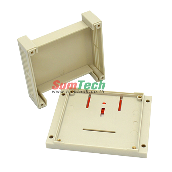 abs plastic 115X90X40mm distribution din rail enclosure supply (Black)