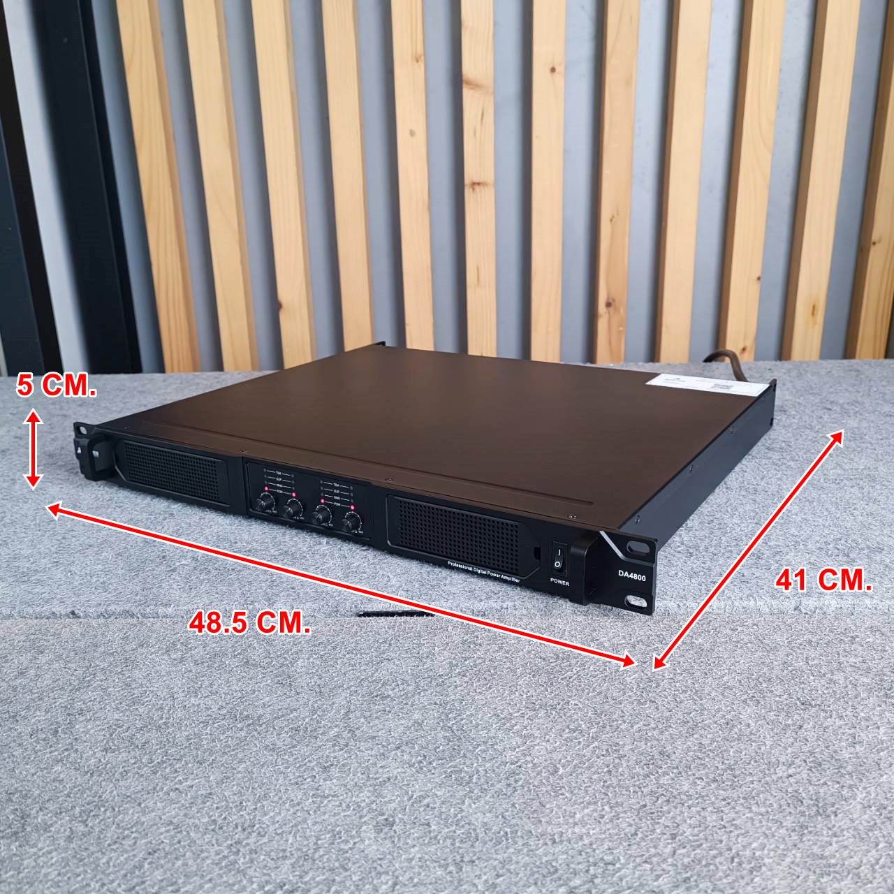 MICROTECH DA-4800 poweramp 4CH เพาเวอร์แอมป์ MICRO TECH DA 4800 เครื่องขยายเสียง DA4800 เอไอ-ไพศาล