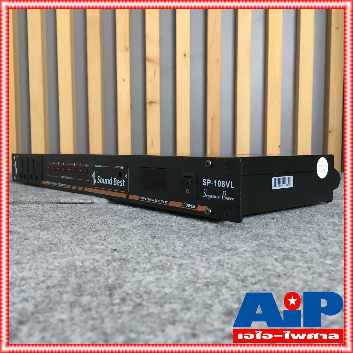 SOUNDBEST SP108VL sequence power control ปลั๊กไฟ หน่วงเวลา Sound Best ปลั๊กไฟประกอบแร็ครุ่น SP-108VL SP108 AC Outlet ACoutlet 220V 10ช่อง ปลั๊กพ่วงติดแร็ค ปลั๊กไฟติดแร็ค ปลั๊ก ซาวด์เบส ปลั๊กต่อเครื่องเสียง BREAKER OUTLET เอไอ-ไพศาล +++