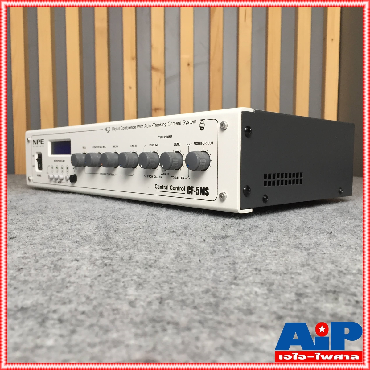 NPE CF-5MS ชุดควบคุมไมค์ ชุดควบคุมไมค์ประชุม ตัวจ่ายไฟ CF 5MS CF5MS ตัวควบคุมไมค์ เครื่องควบคุมไมค์ เอไอ-ไพศาล
