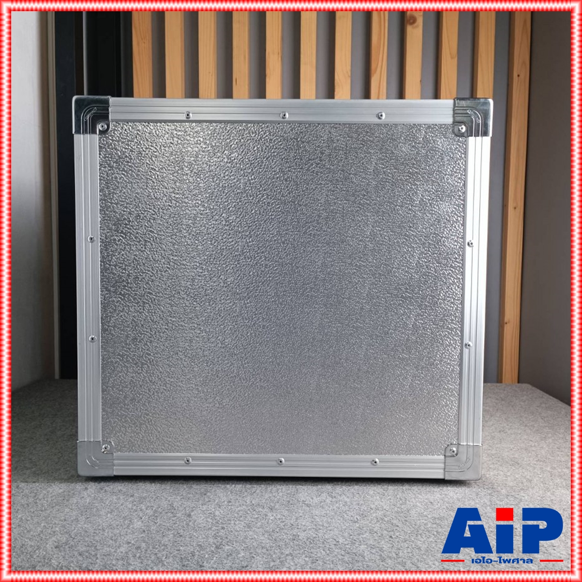 COMPACT B-10U 2ฝาหน้า-หลัง ลึก21" ผิวอลูมิเนียม แร็ค กล่องใส่เครื่องเสียง แร็คลึก21นิ้ว RACK10U เอไอ-ไพศาล