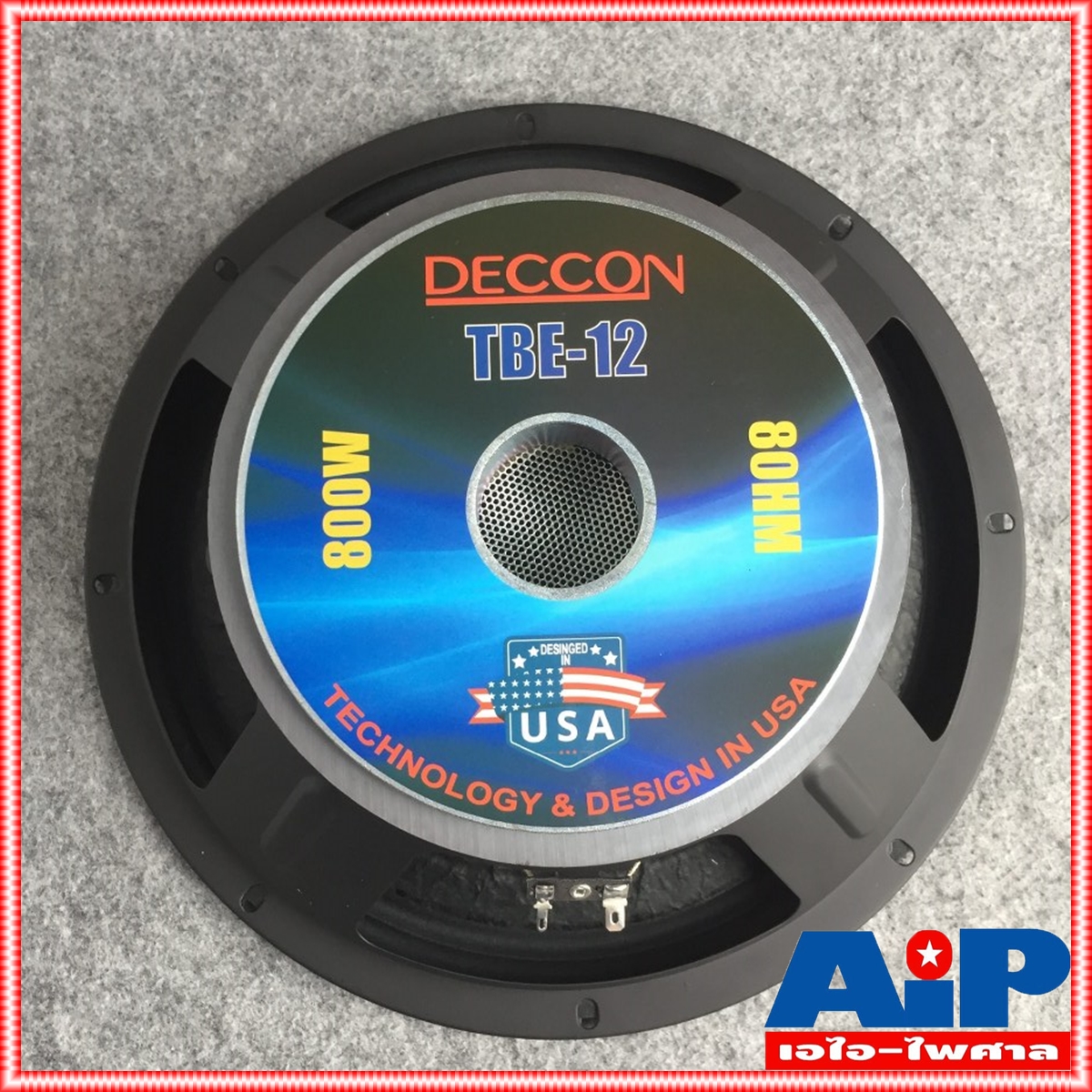1 ดอก DECCON TBE-12 ลำโพง12นิ้ว กำลังขับสูงสุด 800 วัตต์ ความต้าน 8 โอห์ม เหมาะสำหรับเครื่องเสียงบ้าน TBE12 TBE 12 เอไอ-ไพศาล +++