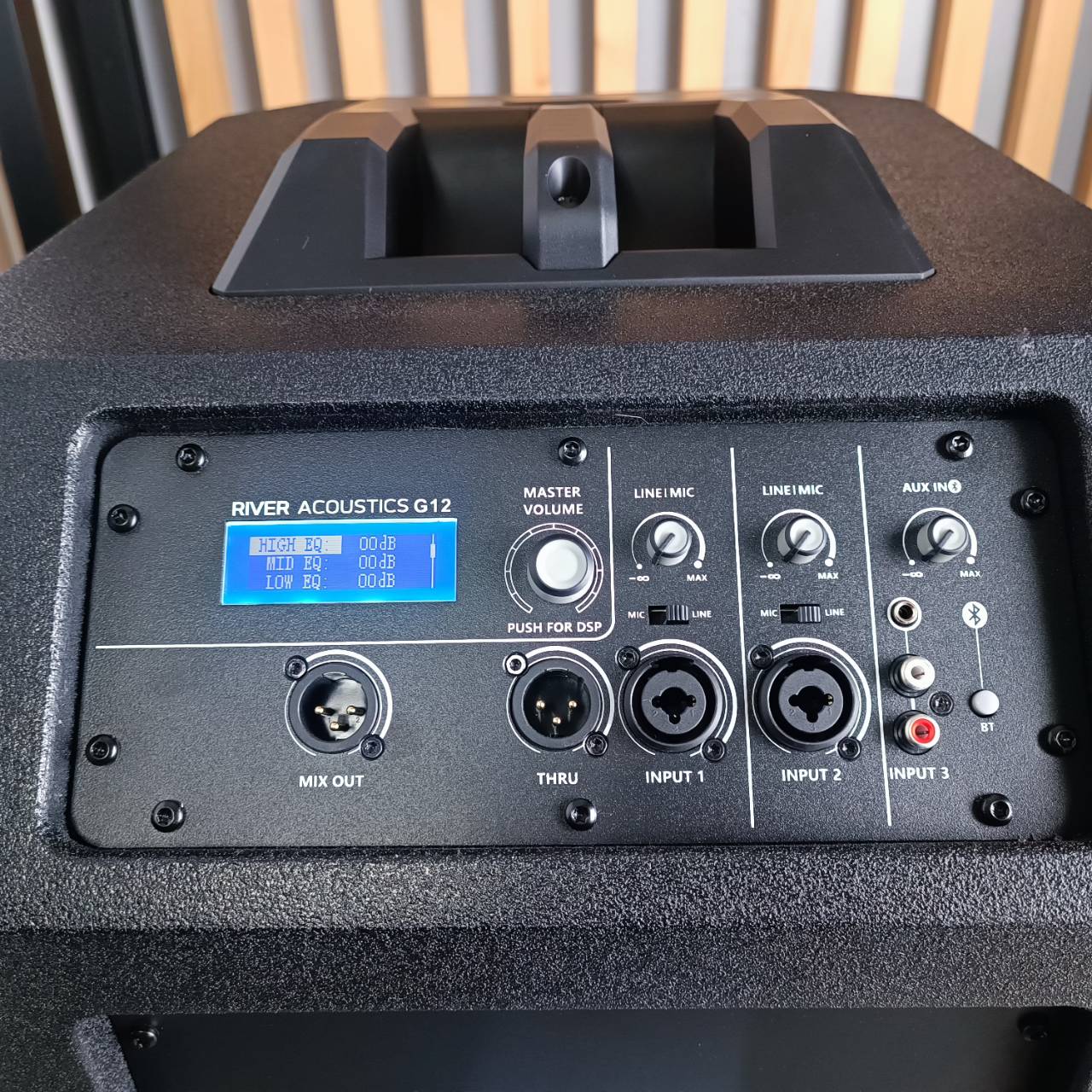 River Acoustics G-12 ลำโพงคอลัมน์แอคทีฟ 4x4 นิ้ว ซับ 12 นิ้ว มีบลูทูธ ลำโพง ลำโพงคอลัมน์ มีแอมป์ในตัว G 12 G12 เอไอ-ไพศาล