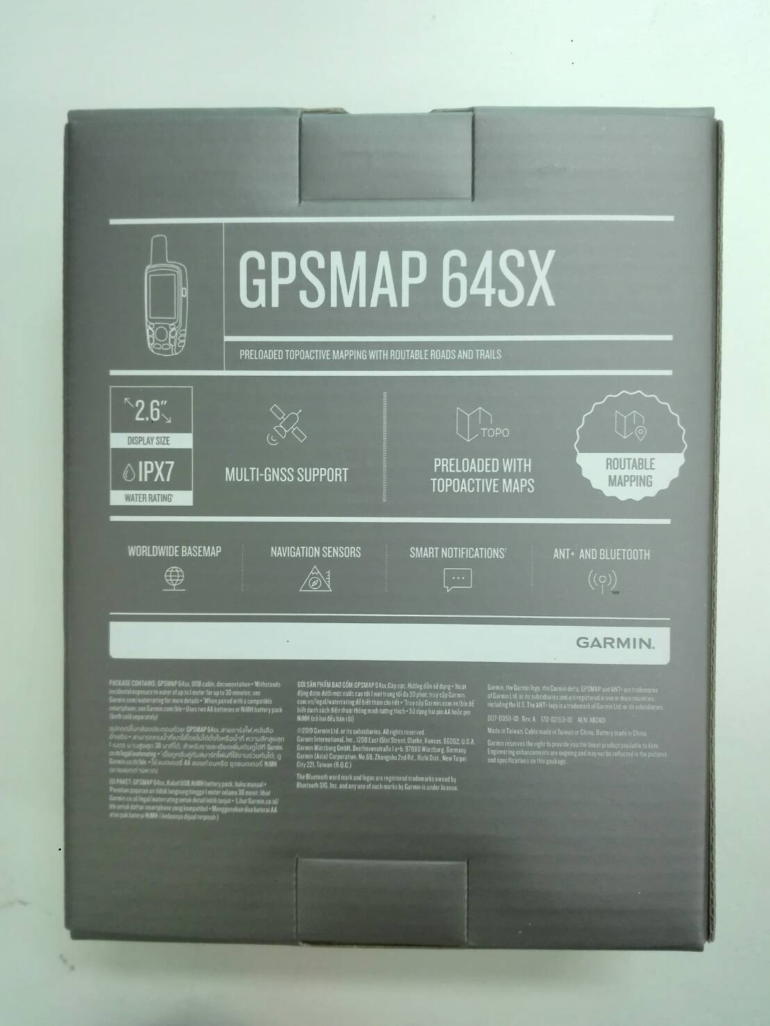 Garmin GPSMAP 64sx รุ่นศูนย์ไทย เมนูไทย แถมฟรี! ซองกันกระแทก