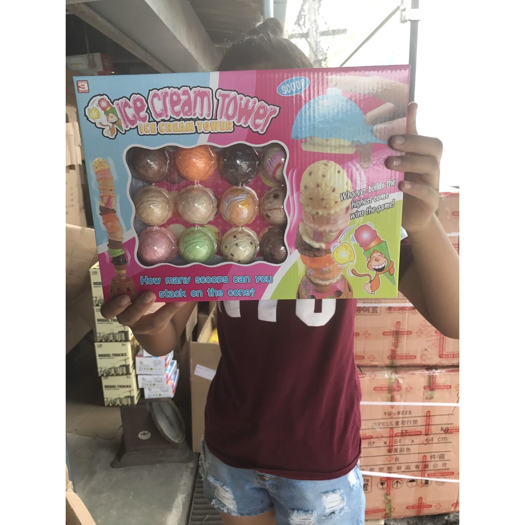 HW7008-3219 ของเล่นเด็กเกมส์ตักไอศครีม ไอติมของเล่น ปลีกชิ้นละ (ของหมด)