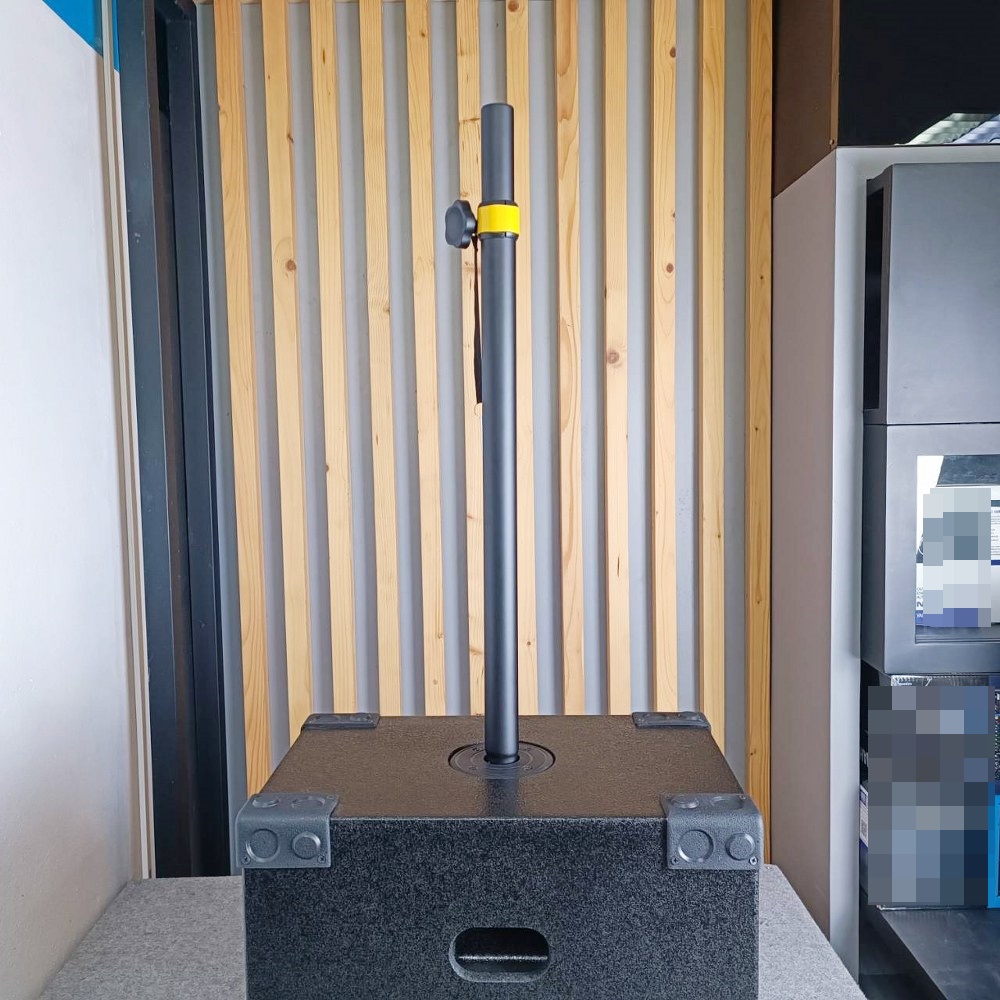 1คู่ 2ต้น NTS S-3 เสากลางตู้ เสาปัก ข้อต่อสีเหลือง ปรับสูง-ต่ำได้ ขาเสียบตู้ลำโพง เสาโลหะสีดำ ขนาดมาตราฐาน 35 mm เสาตู้ลำโพง S 3 เอ็นทีเอส S3 เอไอ-ไพศาล