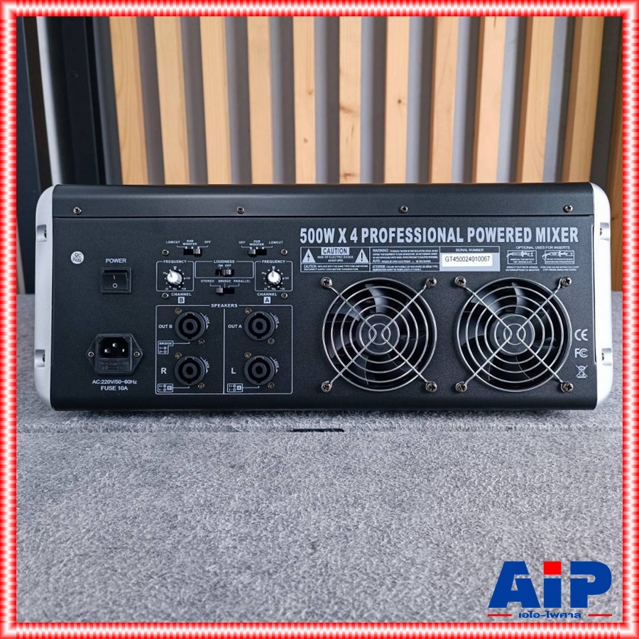 MYNPE GT-4500 POWERMIX USB/BT 4x500w เครื่องปรับแต่งเสียง เพาเวอร์มิกซ์ GT4500 GT 4500 มิกซ์ มิกเซอร์ เครื่องเสียง