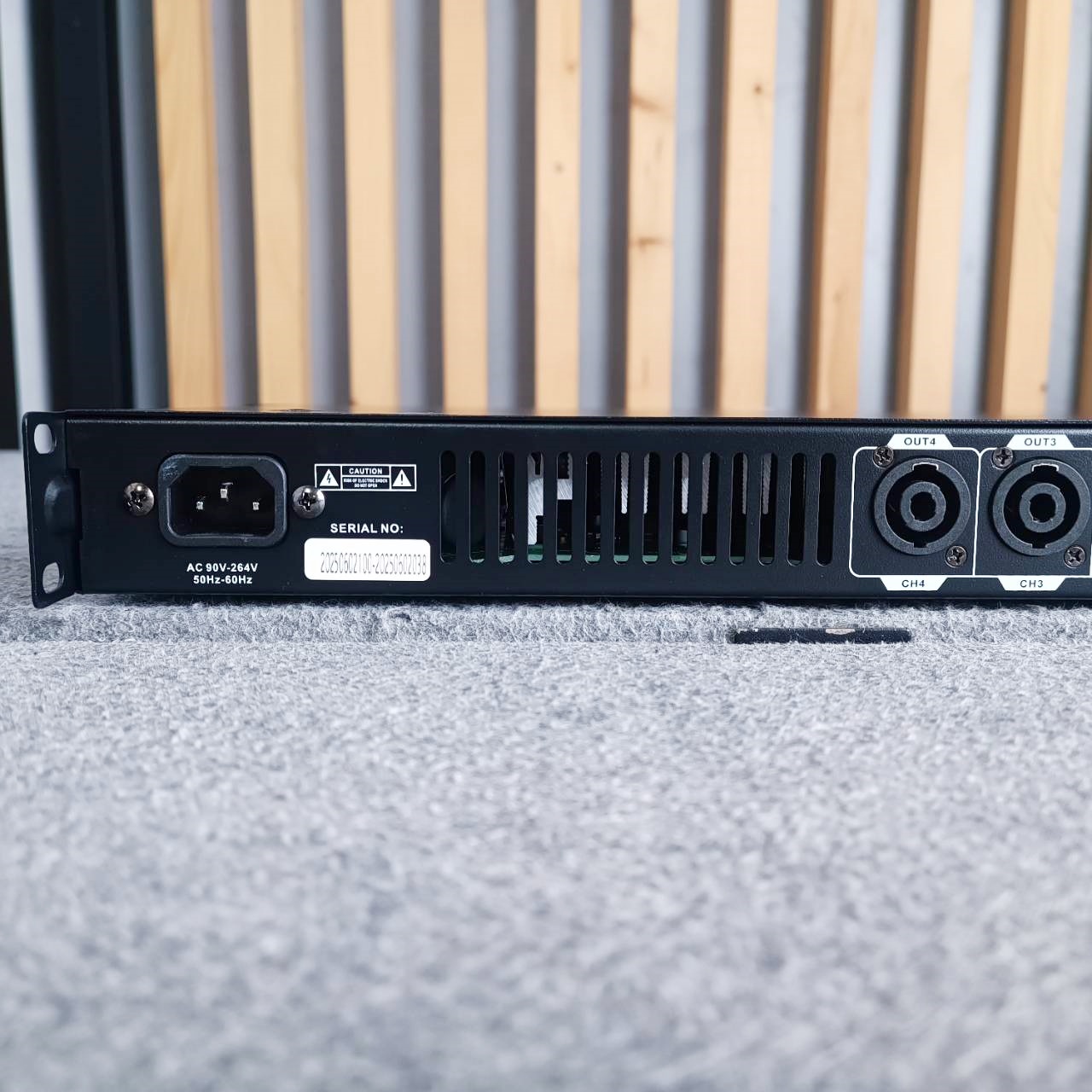 AUDIO JOCKEY A&J AJD-4600 POWERAMP 1U 4CH เพาเวอร์แอมป์ เครื่องขยายเสียง 4แชนแนล AJD 4600 AJD4600 เอไอ-ไพศาล