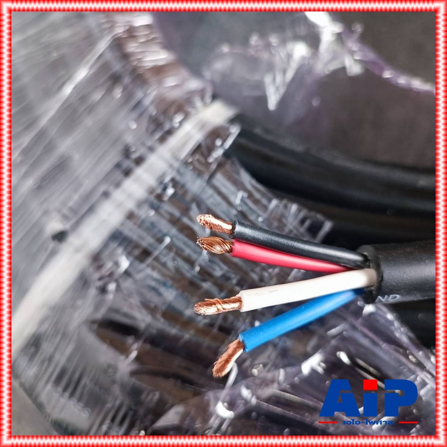 ขด100เมตร UNICORN PA4x2.5mm สายลำโพงกลมสีดำ สายลำโพง 4x2.5 สายลำโพงกลมดำ สายลำโพงกลางแจ้ง สายลำโพง 2.5mm เอไอ-ไพศาล