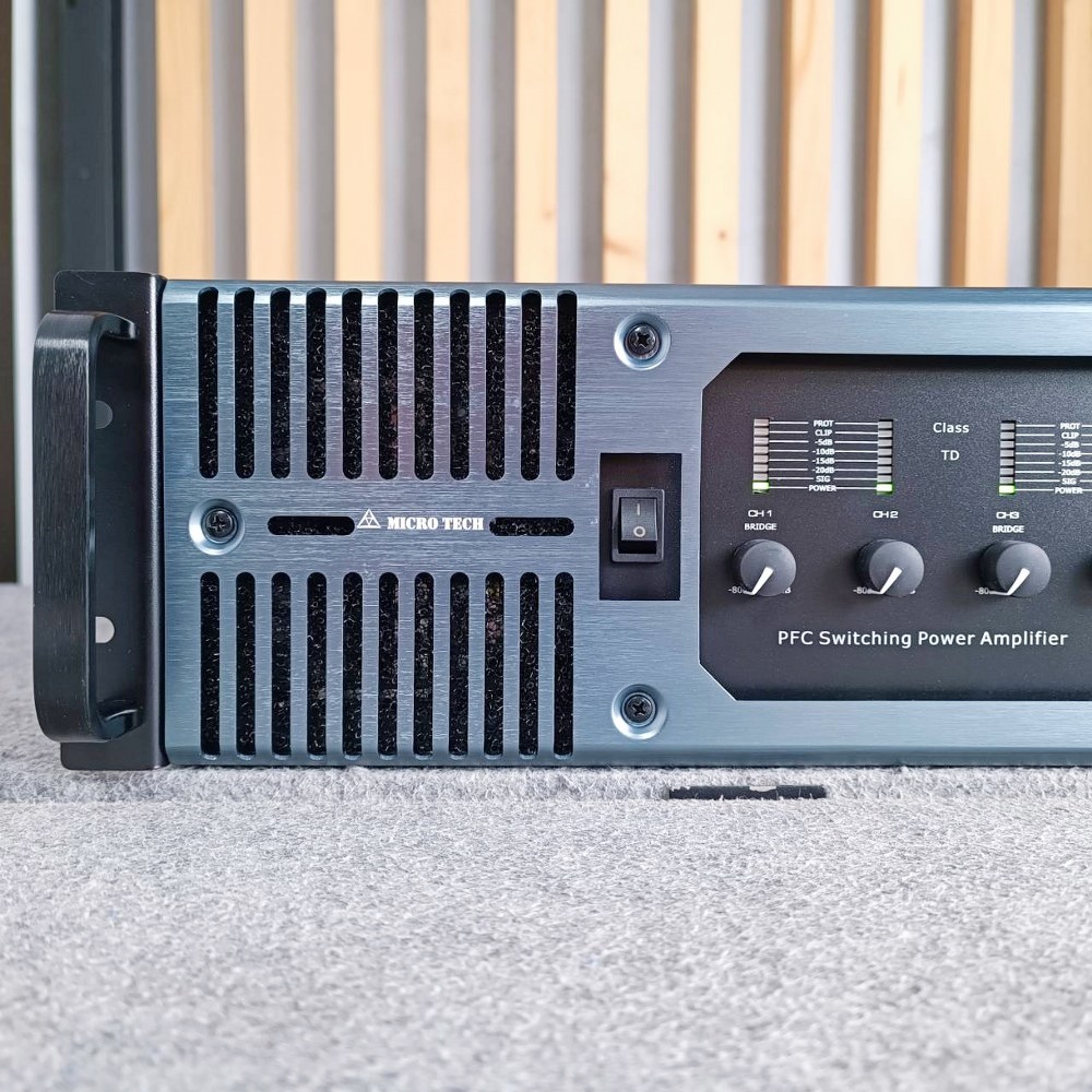 MICROTECH MT-M18X poweramp 4CH กำลังขับ 4 x 1800 วัตต์ ที่ 8 โอห์ม คลาส TD MT M18X ไมโคร เทค MTM18X เอไอ-ไพศาล