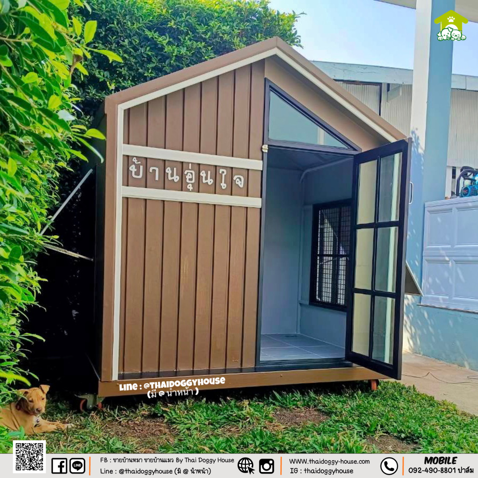 𝗠𝗜𝗡𝗜𝗠𝗔𝗟 𝗦𝗧𝗬𝗟𝗘 ✨ 🏡 บ้านหมา บ้านแมว " 𝐓𝐇𝐀𝐈 𝐃𝐎𝐆𝐆𝐘 𝐇𝐎US