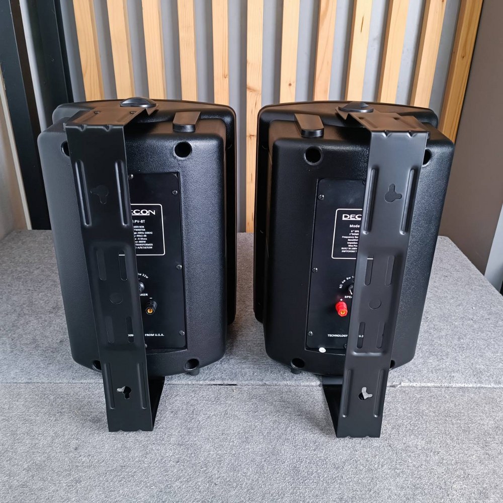 1คู่ ตู้ลำโพง แขวน 8นิ้ว DECCON PV8T มี LINE PV-8 T PV 8 ตู้ ลำโพง ติดผนัง ห้องเรียน ห้องประชุม เอไอ-ไพศาล