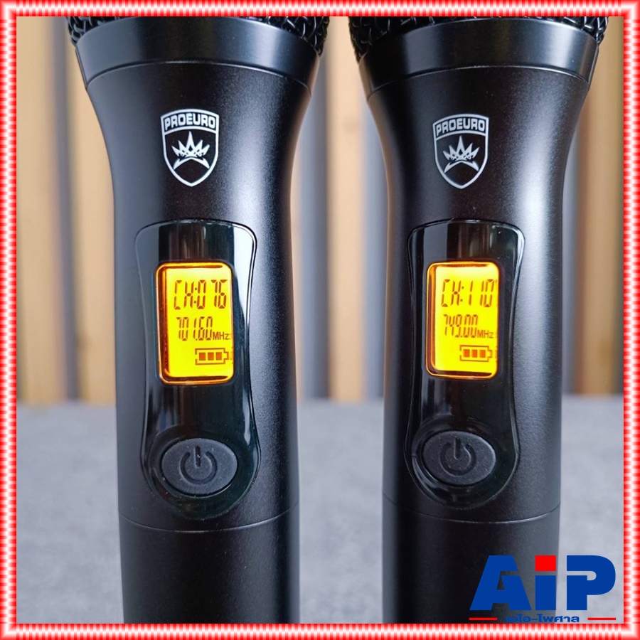 PROEUROTECH ER-3800 ไมค์ลอย UHF ไมค์ชาร์จได้ รุ่นใหม่ ปรับความถี่ได้ ความถี่ใหม่ มีกระเป๋า โปรยูโรเทค ER 3800 ER3800 เอไอ-ไพศาล