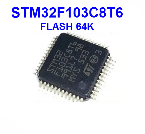 STM32F103C8T6 (LQFP48) (ของแท้) Cortex M3 64K,20KB RAM ,2X12 ADC