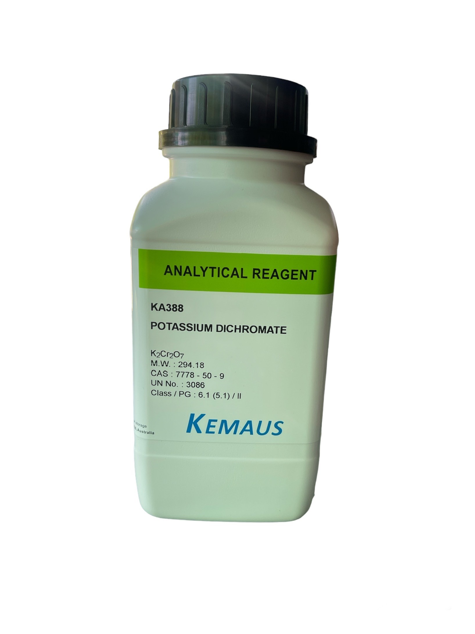 Potassium Dichromate AR, 500 g -Kemaus Australia