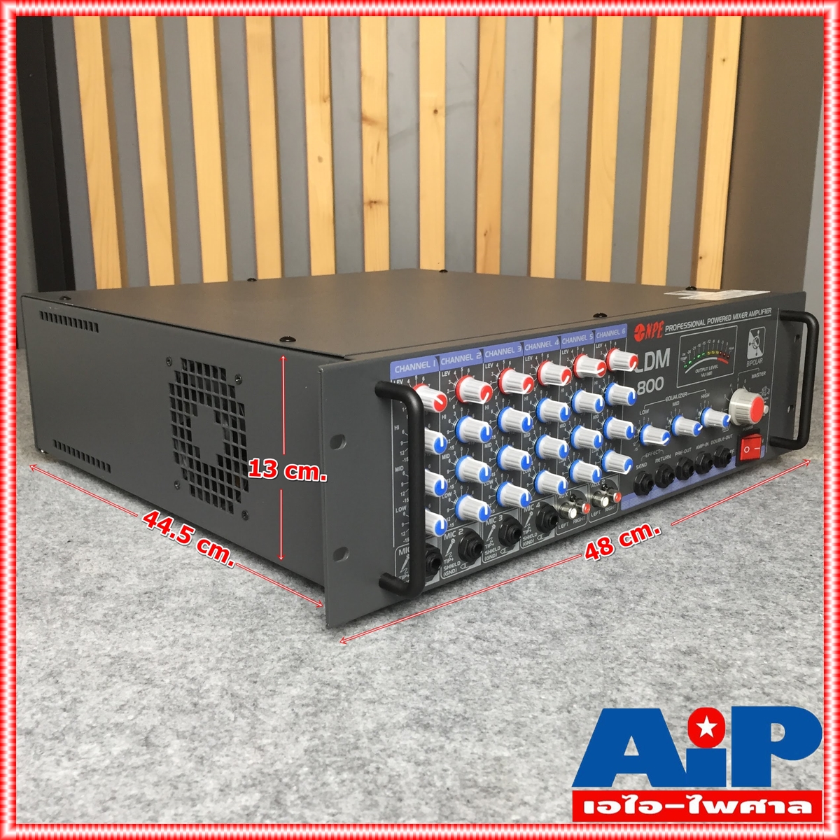 NPE LDM-800 POWERMIXER LINE เครื่องขยายเสียง 800 วัตต์ 4-16 โอห์ม มีลายน์แมทชิ่ง 70-100V แอมป์เสียงตามสาย LDM 800 LDM800 เอไอ-ไพศาล +++