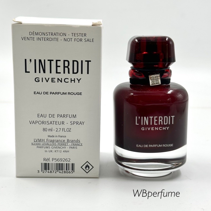 น้ำหอม Givenchy L'Interdit Eau de Parfum Rouge 80ml Tester