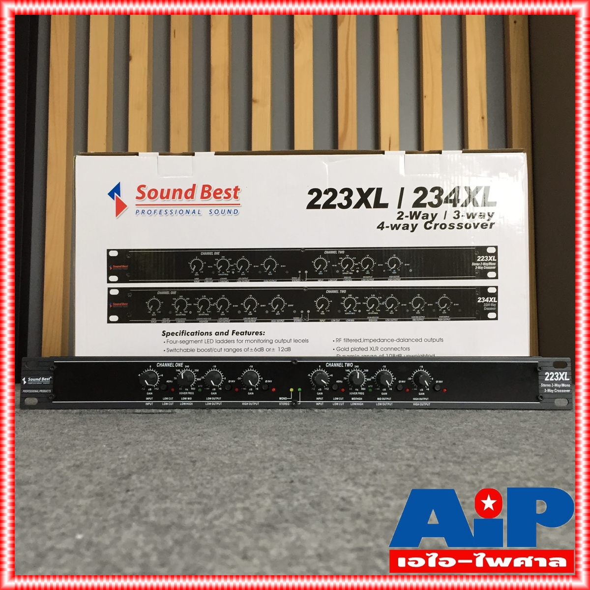 SOUNDBEST crossover Sound best 223XL ซาวด์เบส ครอสโอเวอร์ รุ่น 223 XL ครอส2ทาง ครอส 2ทาง เอไอ-ไพศาล +++