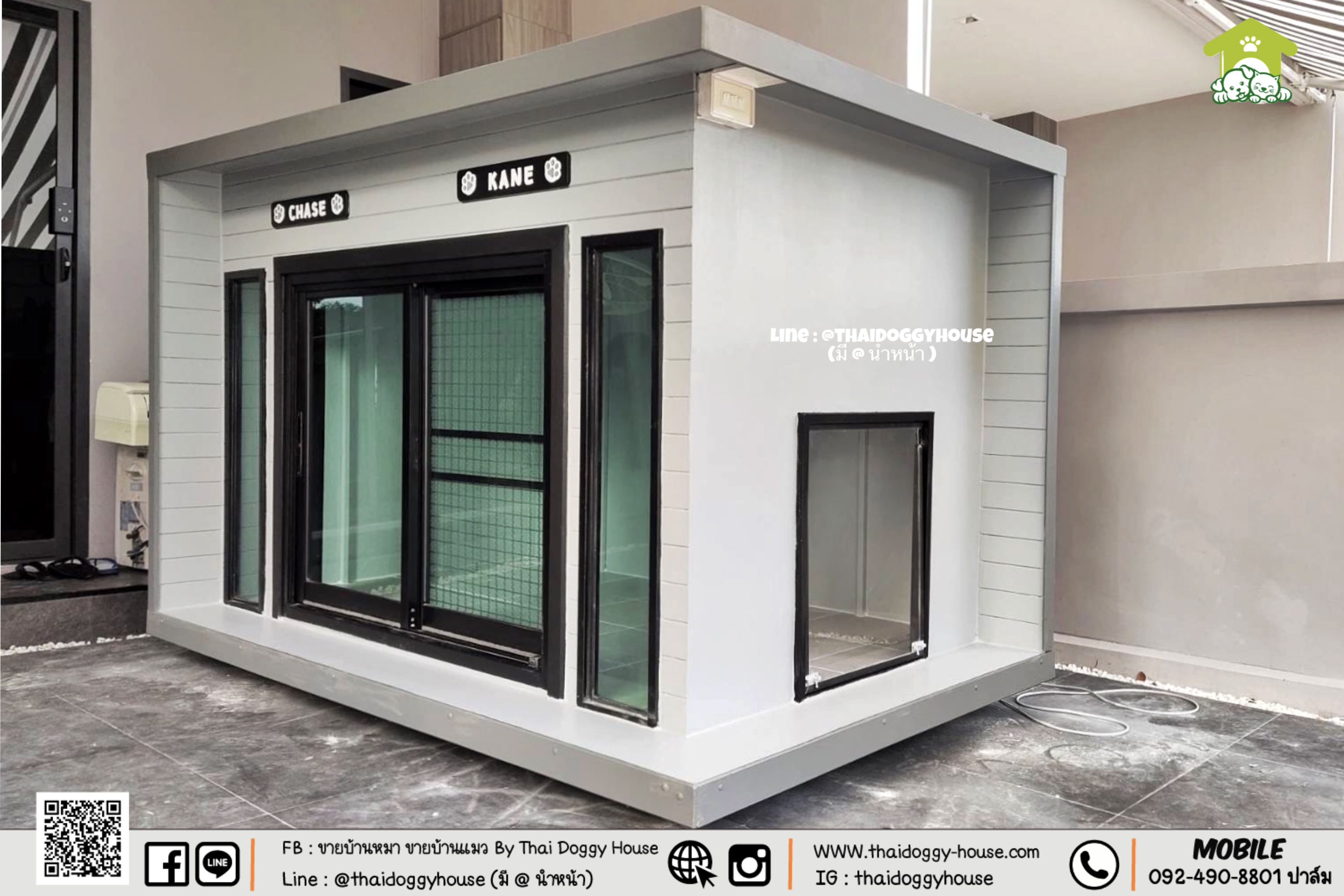 🏡 บ้านหมา บ้านแมว "𝐁𝐎𝐗 𝐒𝐓𝐘𝐋𝐄" หลังนี้เอาใจคนที่อยากได้บ้านน้องหมา น้องแมวแบบติดแอร์ได้