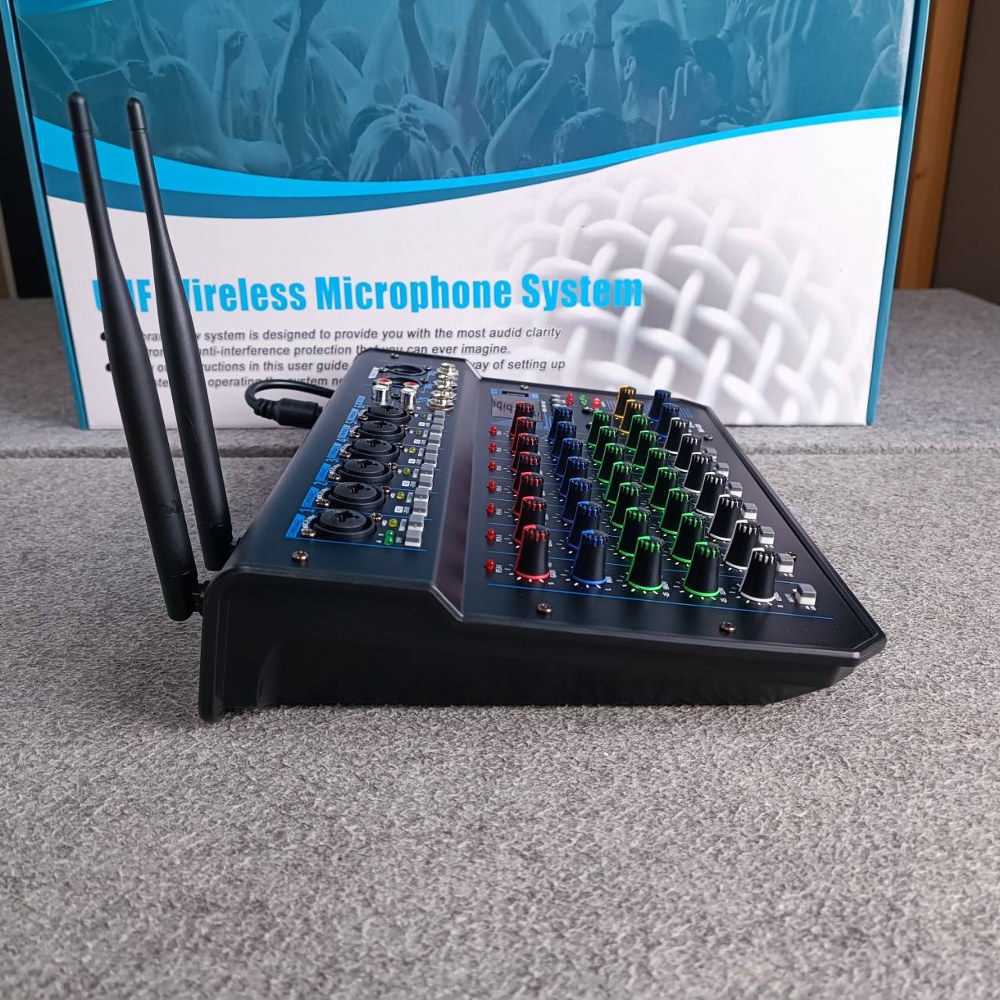 TADA MX-420 mixer พร้อมไมค์ลอย2ตัว ธาดา รุ่น MX 420 MX420 มิกเซอร์ ปรับโทนเสียง มิกเซอร์พร้อมไมค์ลอยคู่ เอไอ-ไพศาล