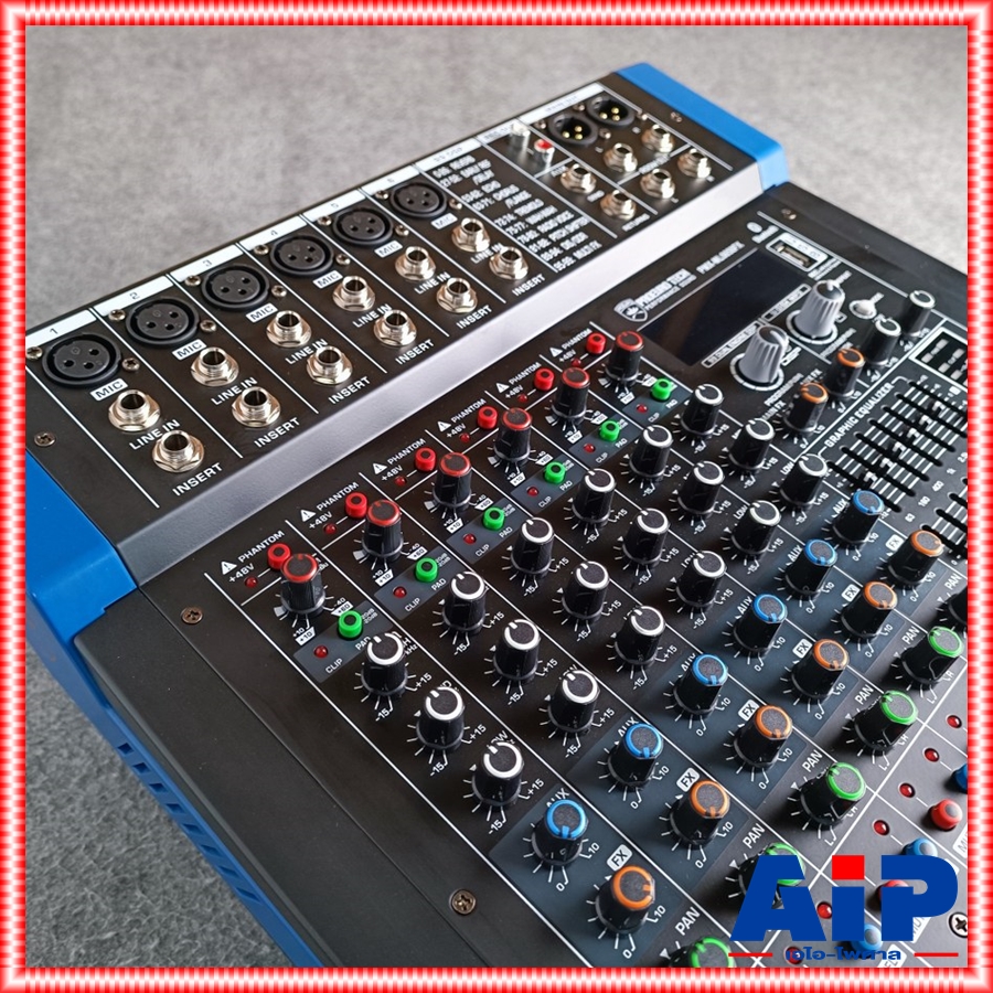 PROEUROTECH PMX-ML6650FX POWERMIXER รุ่นใหม่ เพาเวอร์มิกเซอร์ 650วัตต์ 6ช่อง โปรยูโรเทค PMX ML 6650 FX PMXML6650FX เอไอ-ไพศาล