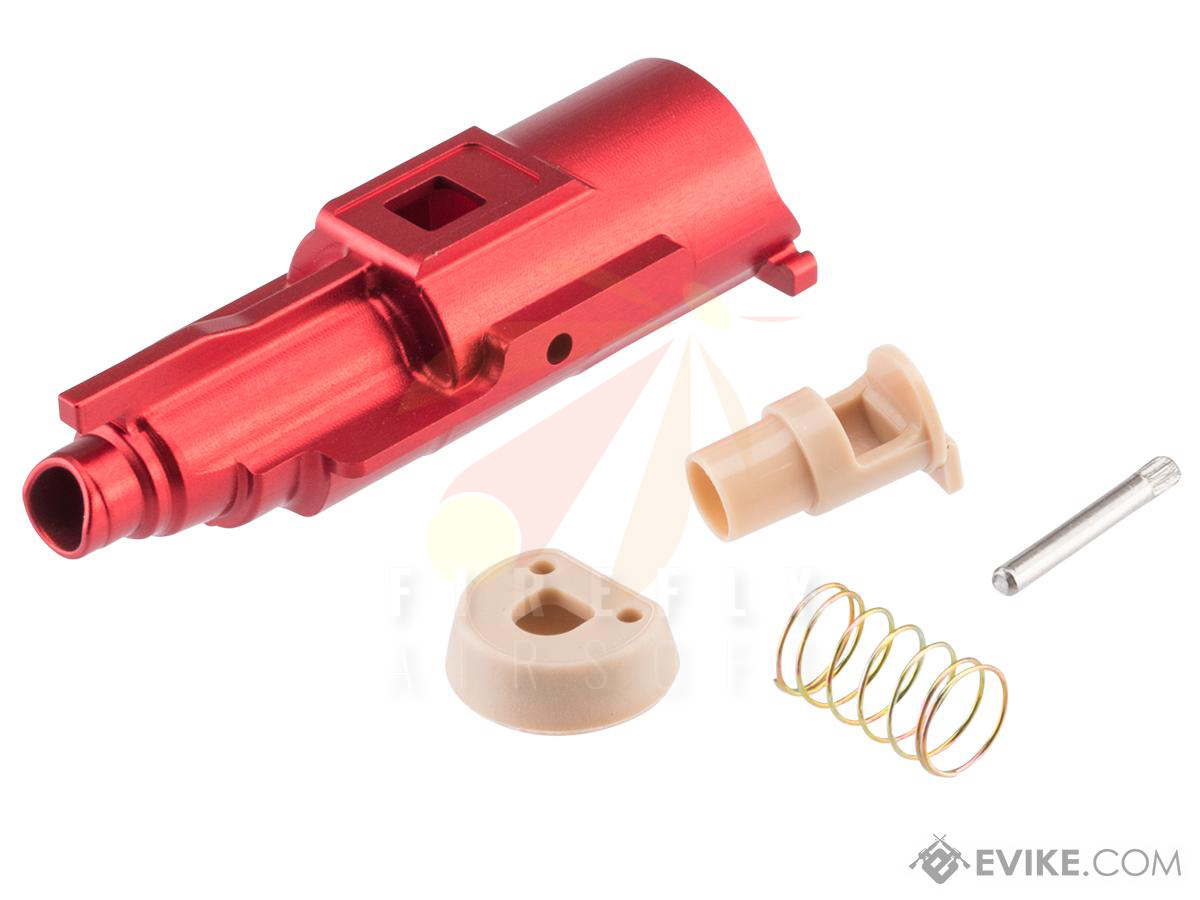 COWCOW TECHNOLOGY ACTION ARMY AAP 01 GBB AIRSOFT NOZZLE (ALUMINUM, RED)