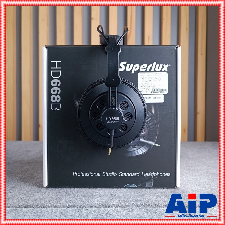 ไม่รวมขาตั้ง SUPERLUX HD-668 หูฟัง HD668 หูฟัง HEADPHONE HD 668 หูฟังครอบหู หูฟังมอนิเตอร์ หูฟังสตูดิโอ เอไอ-ไพศาล