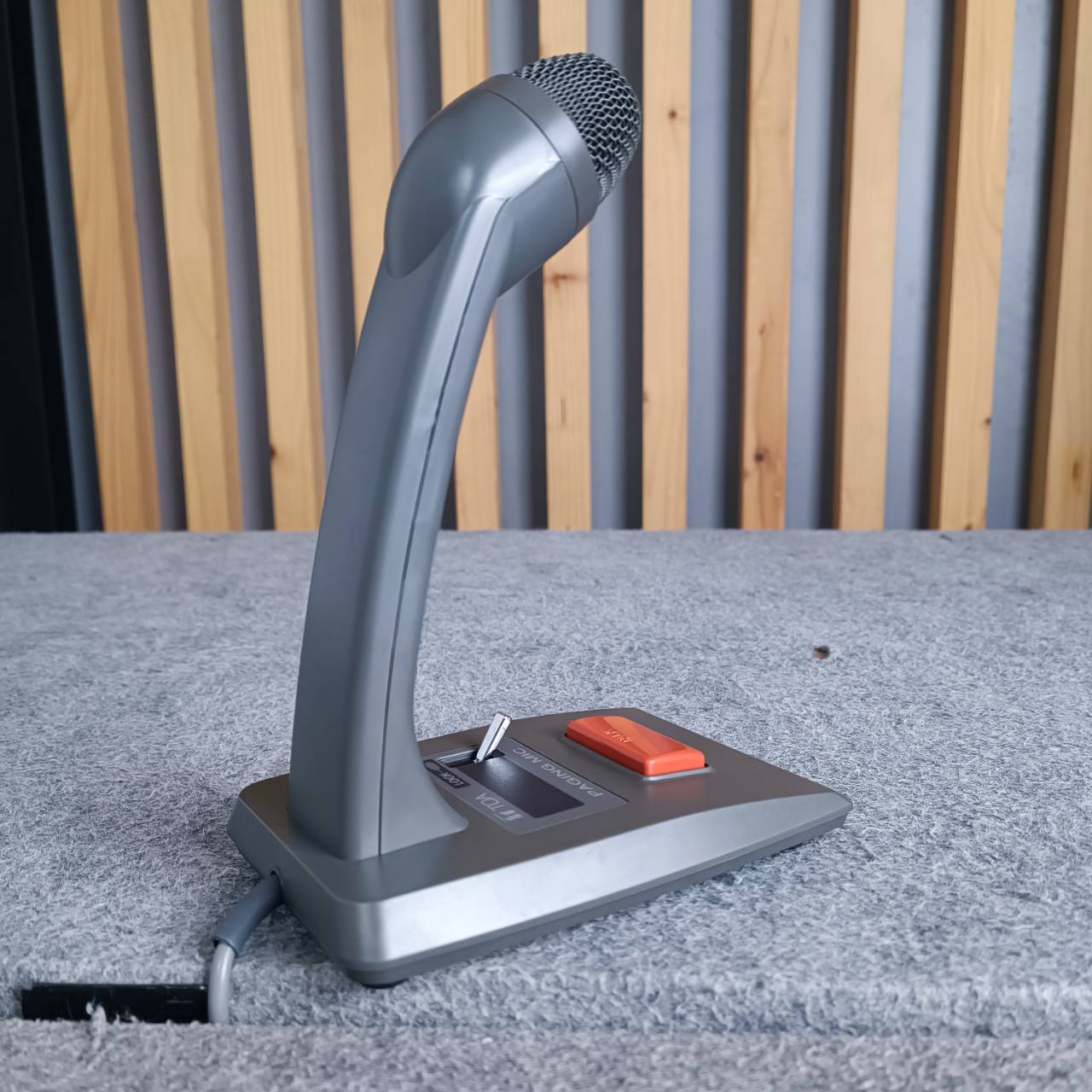 TOA PM-660 ไมค์ตั้งโต๊ะ สำหรับระบบประกาศ ไมโครโฟน ไดนามิก โตอะ TO A PM660 PM 660 เอไอ-ไพศาล