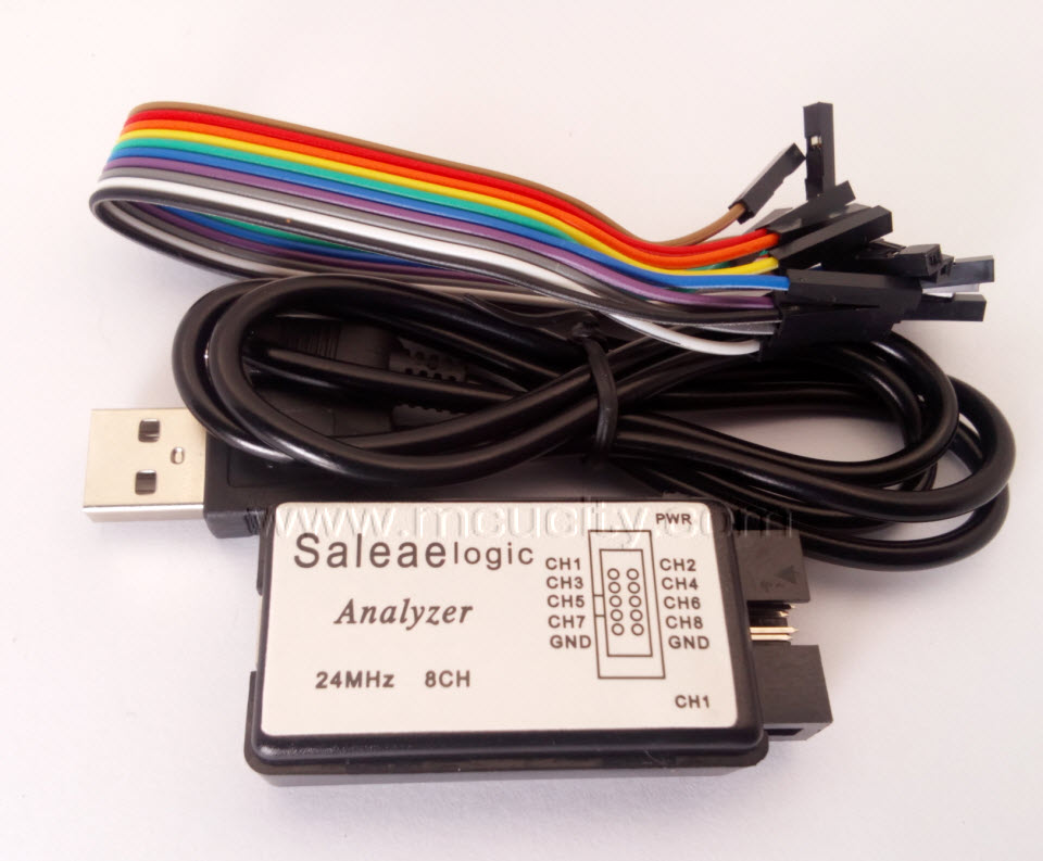 USB 8CH 24MHZ 8 CHANNEL LOGIC ANALYZER