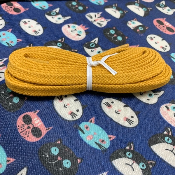 เชือกรองเท้า Onitsuka Tiger ของแท้ สีเหลืองมาสตาส Japan