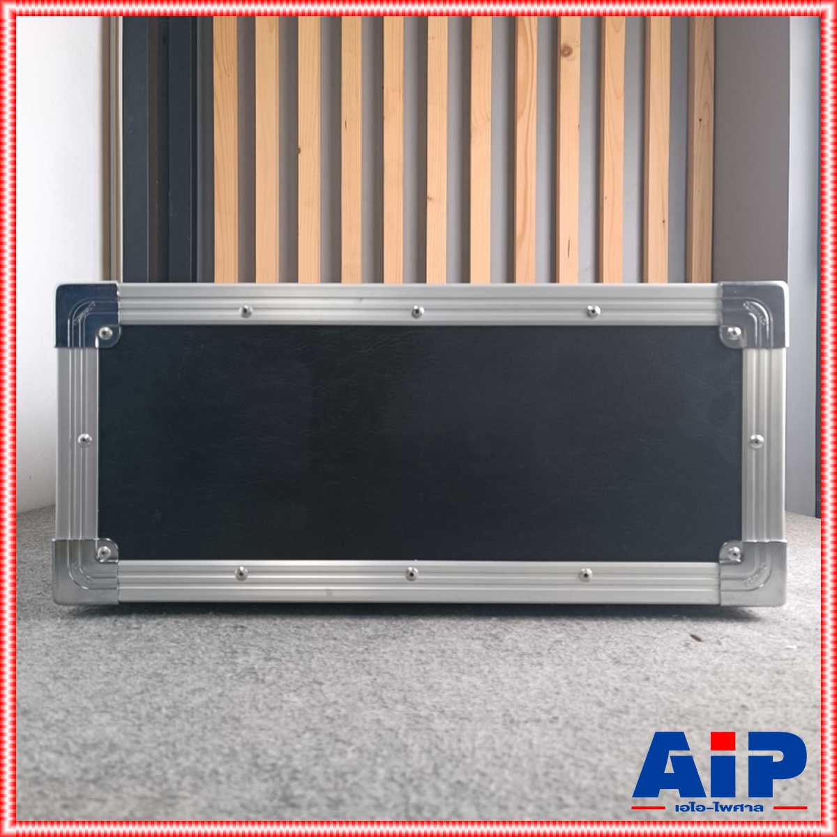 COMPACT B-4U สีดำ RACK ลึก21นิ้ว แร็ค กล่องใส่เครื่องเสียง กล่องแร็คสีดำ แร็คลึก21นิ้ว RACK4U เอไอ-ไพศาล