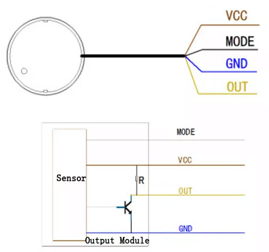Non‐contact Liquid Level Sensor XKC‐Y25‐T12V(NPN), XKC-Y25-PNP