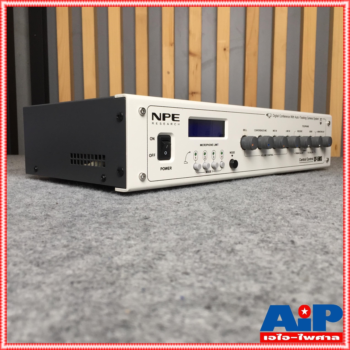NPE CF-5MS ชุดควบคุมไมค์ ชุดควบคุมไมค์ประชุม ตัวจ่ายไฟ CF 5MS CF5MS ตัวควบคุมไมค์ เครื่องควบคุมไมค์ เอไอ-ไพศาล