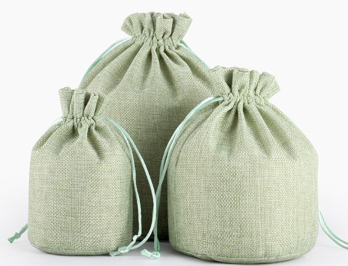 ถุงผ้ากระสอบ ทรงกลม ทรงกระบอก แบบสวย ดีไซน์ใหม่ สีฟ้า น้ำตาล เขียว ถุงผ้าใส่ของชำร่วย เก๋ ๆ 578211