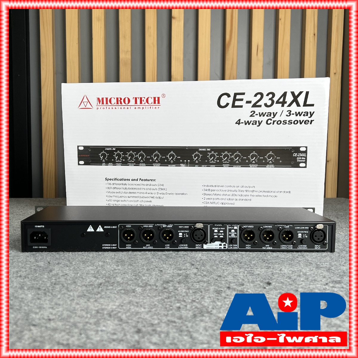 MICROTECH CE-234XL crossover MICRO TECH CE234XL ครอสโอเวอร์ CE 234 XL CE234 CE-234 ครอส3ทาง ครอส 3ทาง 3 ทาง ครอสตัดเสียง ไมโครเทค เอไอ-ไพศาล