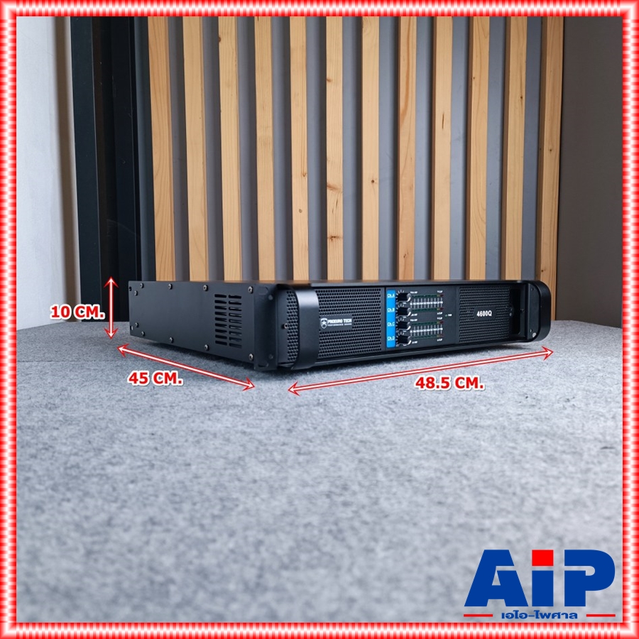 PROEURO TECH 4600Q ไม่มีจอ POWERAMP โปรยูโรเทค ขยาย เพาเวอร์ เครื่องขยายเสียง แอมป์ โปรยูโร เทค ProeuroTech 4600 q