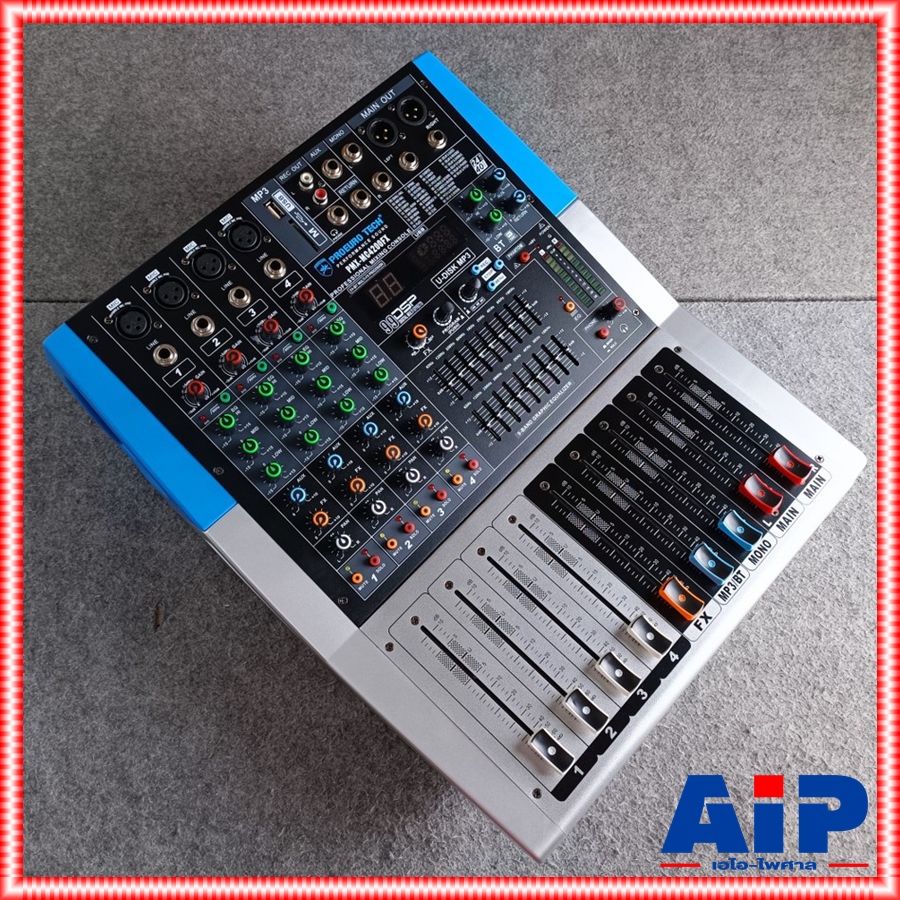 PROEUROTECH PMX-MC4200 powermixer รุ่นใหม่ เพาเวอร์มิกเซอร์ กำลังขับ 200 วัตต์ โปรยูโรเทค เอฟเฟคแท้ PMXMC4200 PMX MC 4200 เอไอ-ไพศาล