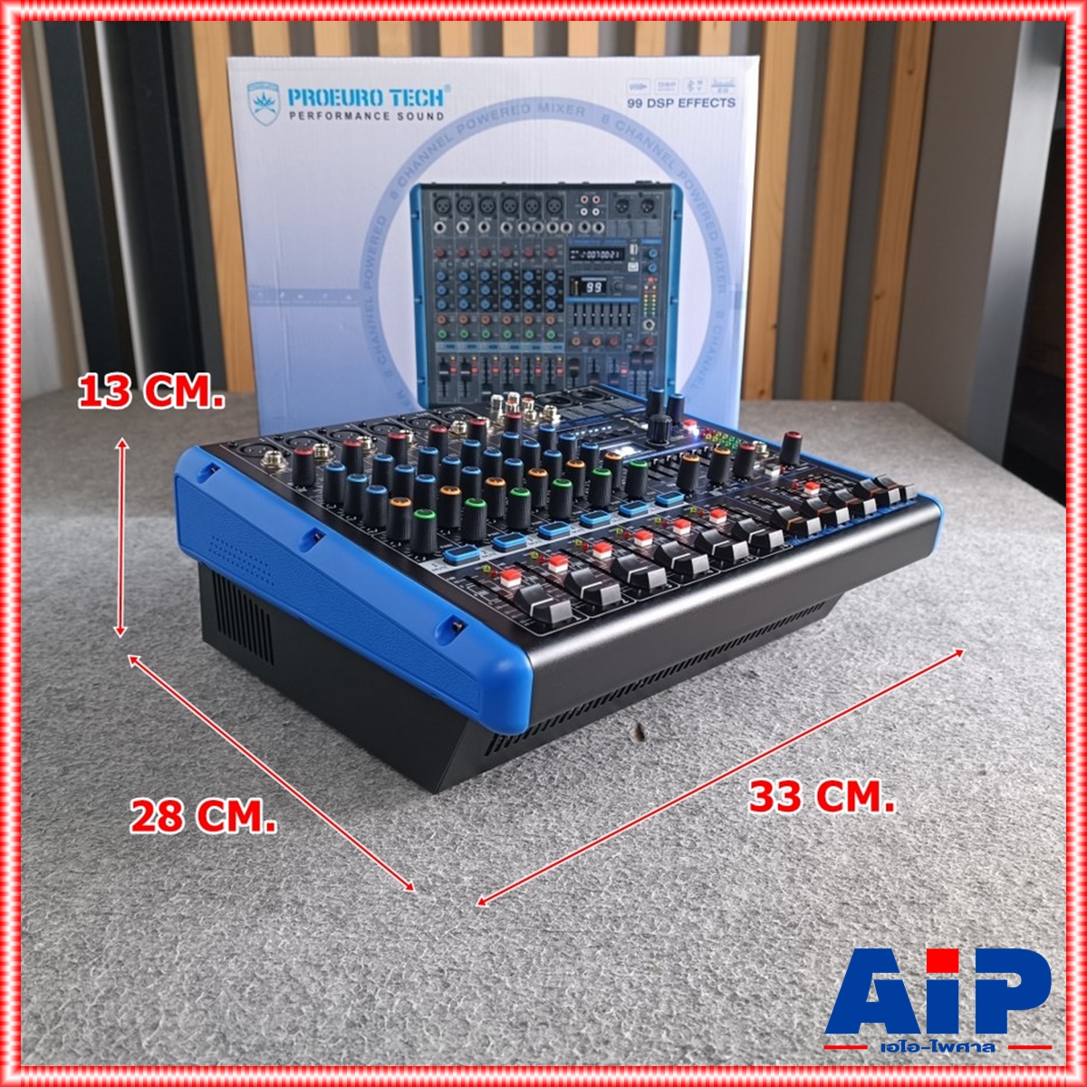 PROEUROTECH PMX-808 POWERMIXER เพาเวอร์มิกซ์ มิกซ์ มิกเซอร์ เครื่องเสียง เครื่องปรับแต่งเสียง PMX 808 PMX808 เอไอ-ไพศาล