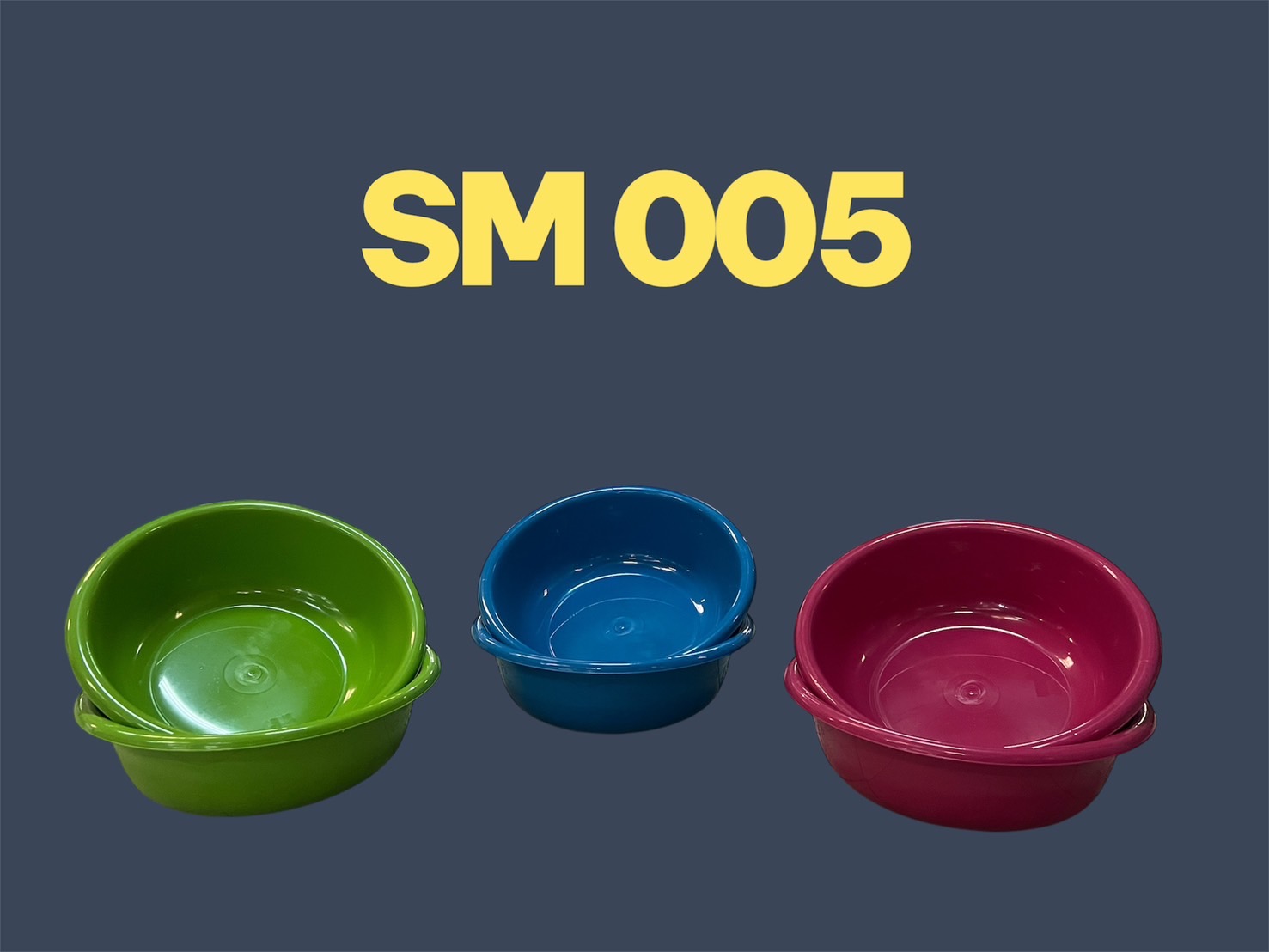กะละมังคละสี SM005