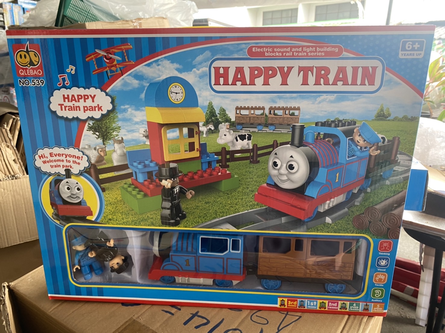 539 ของเล่นเด็กรางรถไฟโทมัส โธมัสพร้อมราง THOMAS ปลีก กล่องละ