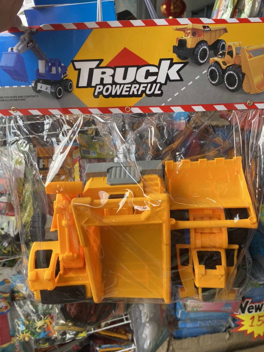 E9 ของเล่นเด็กรถก่อสร้างเล่นมือ 3 คัน รถของเล่น ปลีกถุงละ