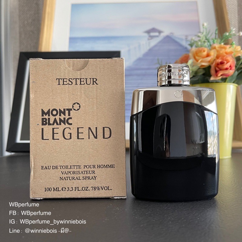 น้ำหอมแท้100% MONTBLANC Legend Eau De Toilette ปริมาณ 100 มล. Tester