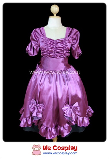 เดรสสวีทมาเจนต้าโลลิต้า สีม่วง Sweet Magenta Lolita Dress