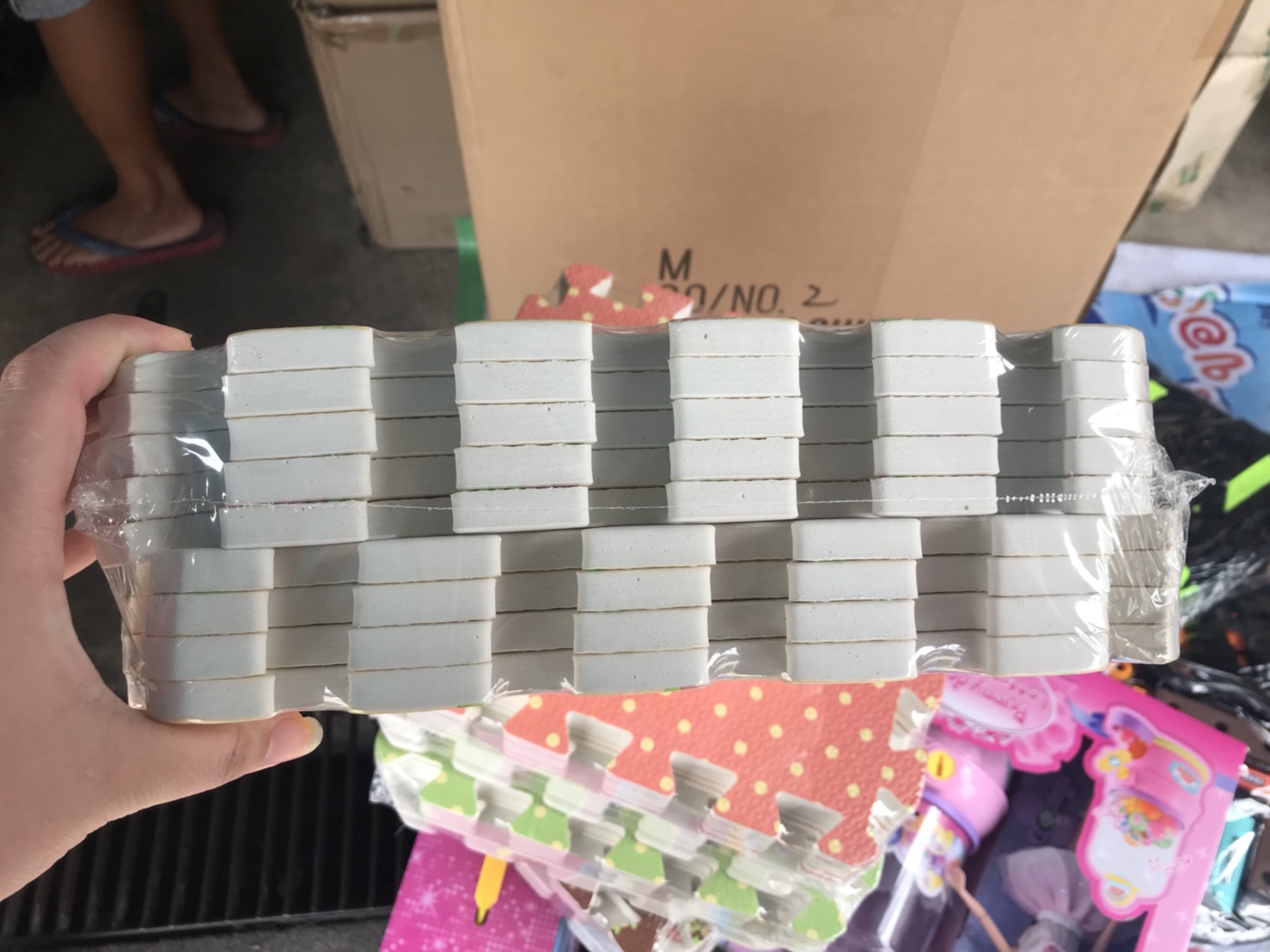 EVA3030 ของใช้เด็กโฟมรองคลาน 9 แผ่น แผ่นกันกระแทก แพ็คละ