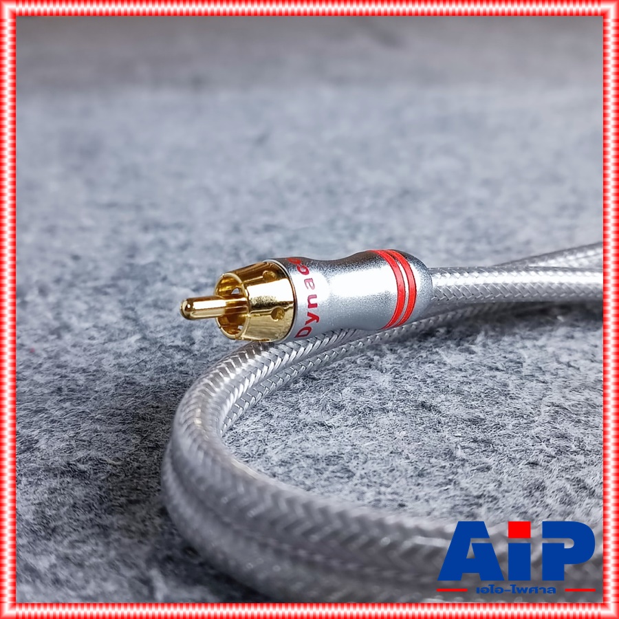 DYNACOM สายP.RCA-CANNONตัวผู้ ความยาว 1M J051 สายใส RCA ออก XLR ผู้ สายสัญญาณเสียง สายสัญญาณ ไดน่าคอม RCA ออก CANNON ผู้