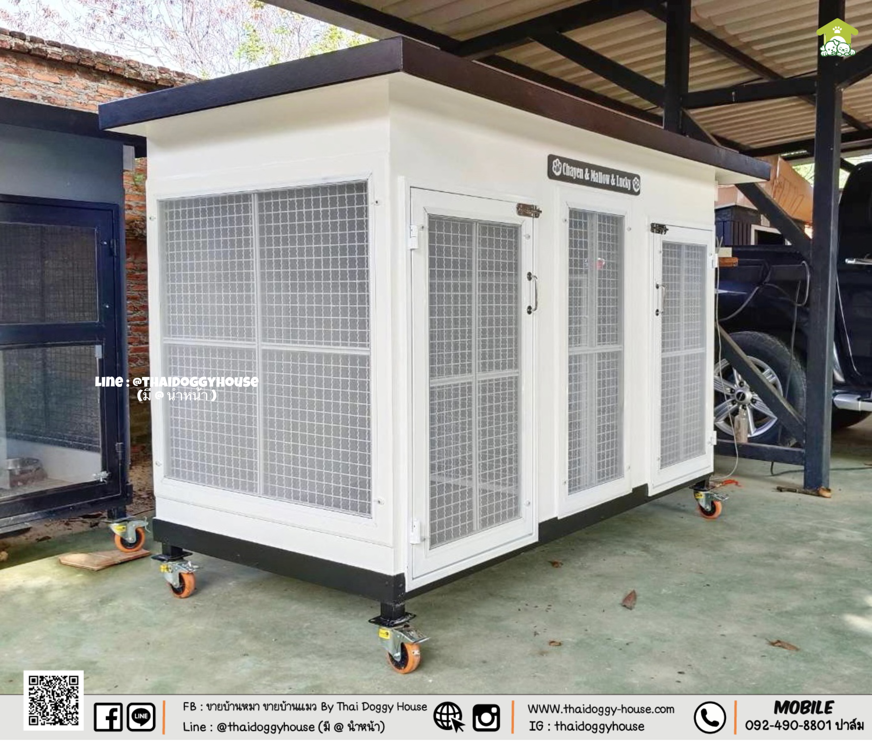 บ้านหมา บ้านแมว " 𝐁𝐎𝐗 𝐒𝐓𝐘𝐋𝐄 𝐁𝐘 𝐓𝐇𝐀𝐈 𝐃𝐎𝐆𝐆𝐘 𝐇𝐎𝐔𝐒𝐄 "